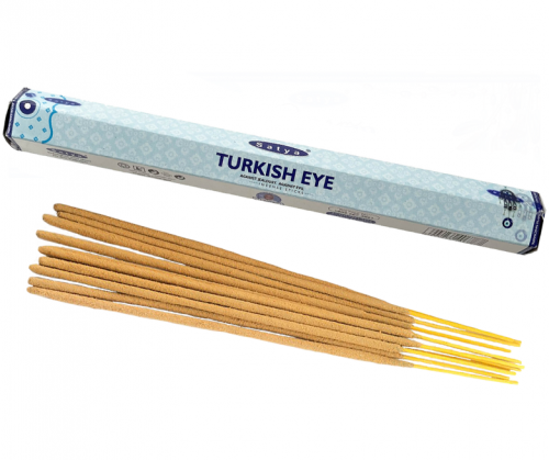 Благовоние Turkish Eye Satya Турецкий взгляд Шестиугольная серия, 20 шт