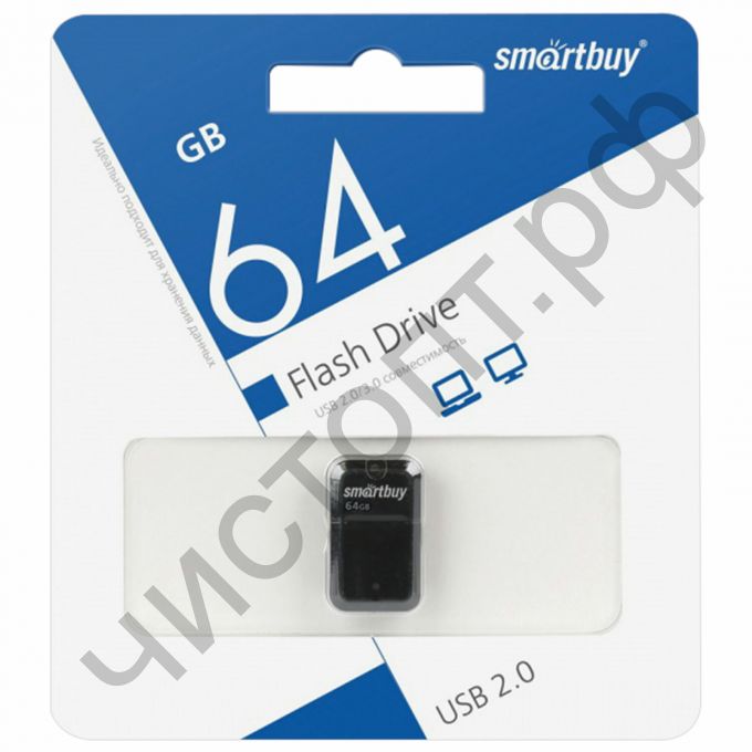 флэш-карта Smartbuy 64GB ART Black