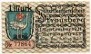 Германия. Нотгельд г. Штраусберг 1 марка 1921
