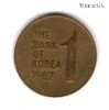 Южная Корея 1 вона 1967