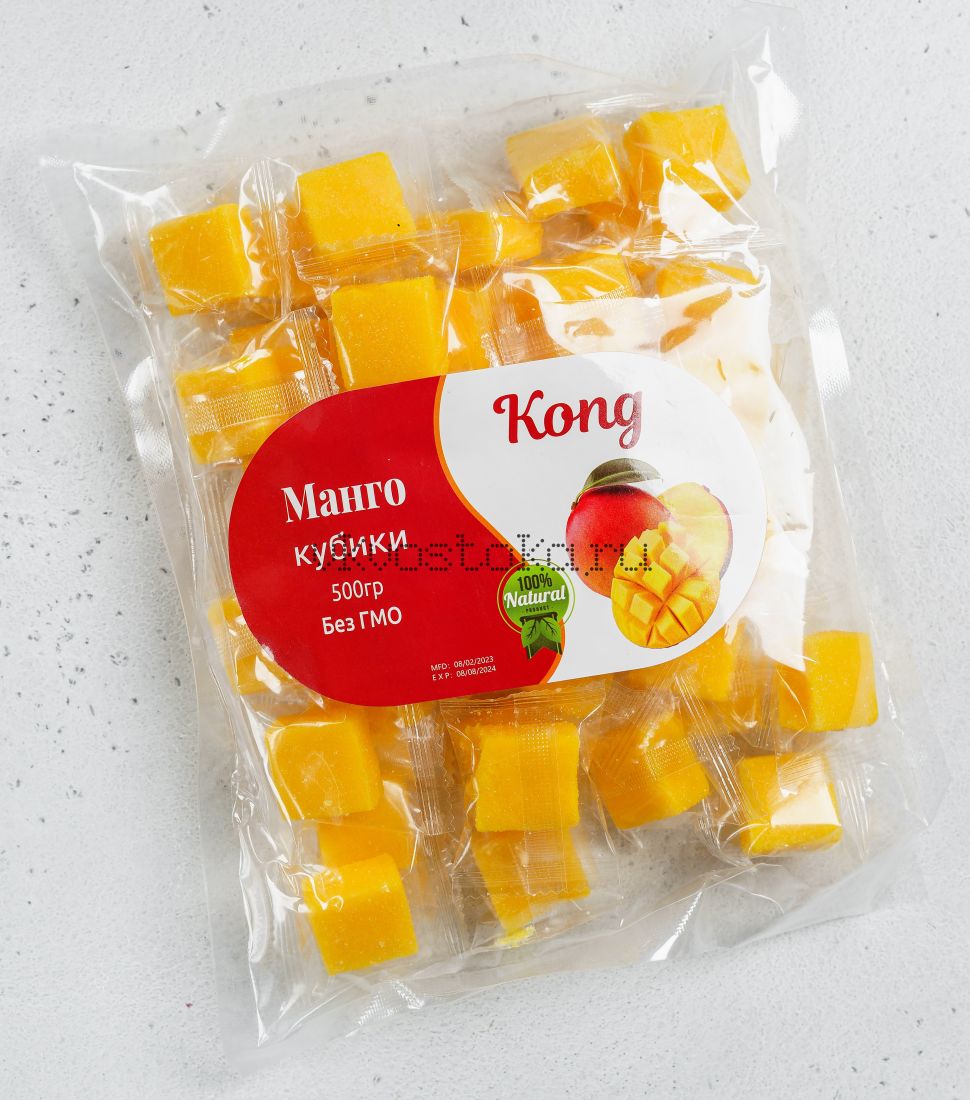 Манго конфетка (кубики) уп-500гр