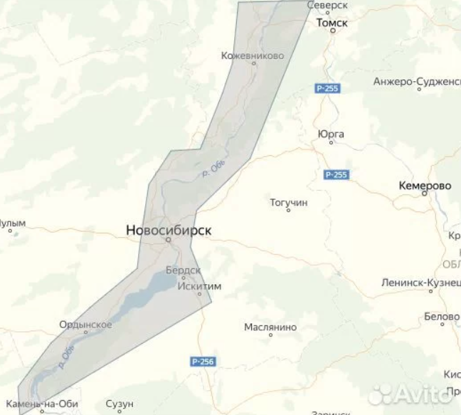 Карта для эхолота C-MAP RS-Y510 Новосибирское водохранилище и Новосибирск-Томск