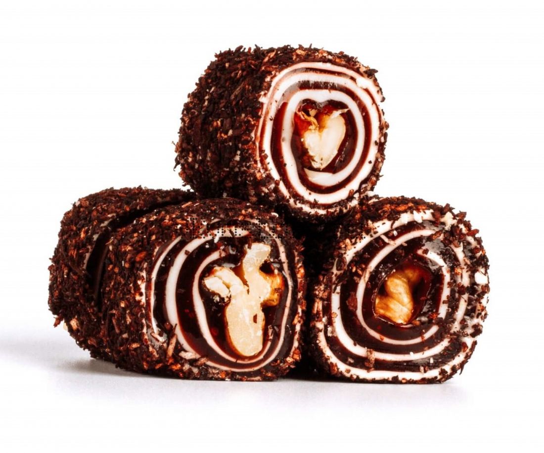 Рахат-лукум шоколадница с грецким орехом
