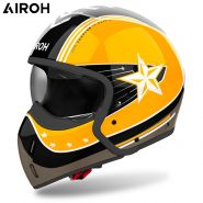 Шлем Airoh J110 Command, Желто-черно-белый