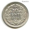 Нидерланды 10 центов 1936