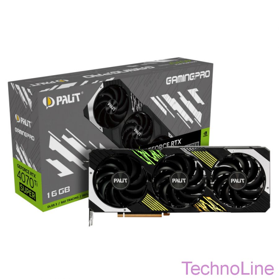 Видеокарта GeForce RTX 4070Ti Super 16Gb Palit Gamingpro NED47TS019T2-1043A