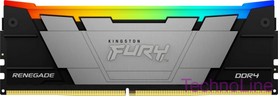 Модуль памяти DDR4 16Gb Kingston 3600 Fury Renegade RGB KF436C16RB12A/16