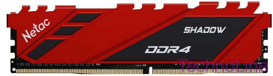 Модуль памяти DDR4 8Gb Netac 3600 Shadow NTSDD4P36SP-08R