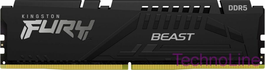 Модуль памяти DDR5 16Gb Kingston 6000 Fury Beast KF560C40BB-16