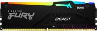 Модуль памяти DDR5 16Gb Kingston 6000 Fury Beast RGB KF560C40BBA-16