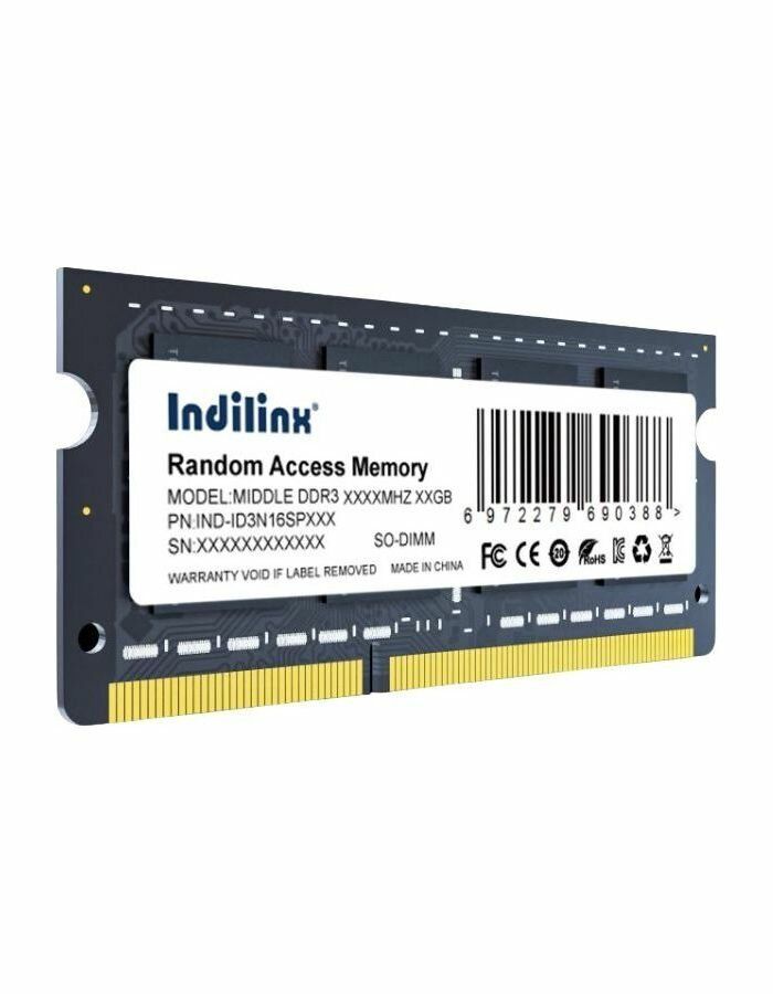 Модуль памяти SO-DIMM DDR3 8Gb Indillinx 1600 IND-ID3N16SP08X