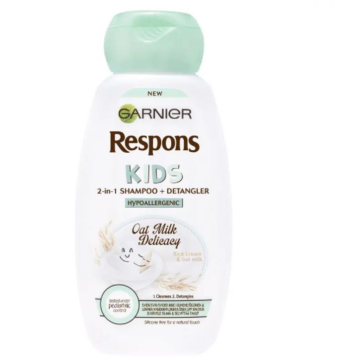 Garnier Respons Kids 2in1 Hypoallergenic Oat Milk Delicacy 250 ml lasten shampoo