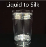 Превращение жидкости в шелк Liquid to Silk