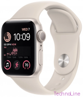 Умные часы Apple Watch Series SE Gen 2 2023 44 мм Aluminium Case GPS, Starlight Sport Band M/L