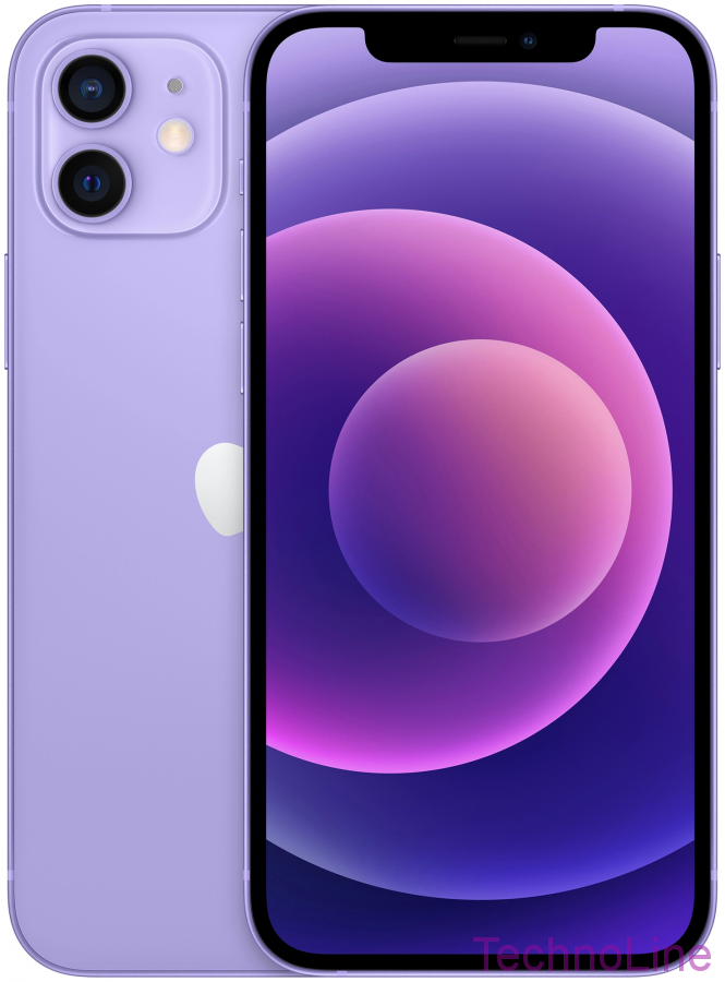 Apple iPhone 12 64 ГБ, nano SIM+eSIM, фиолетовый [USA]