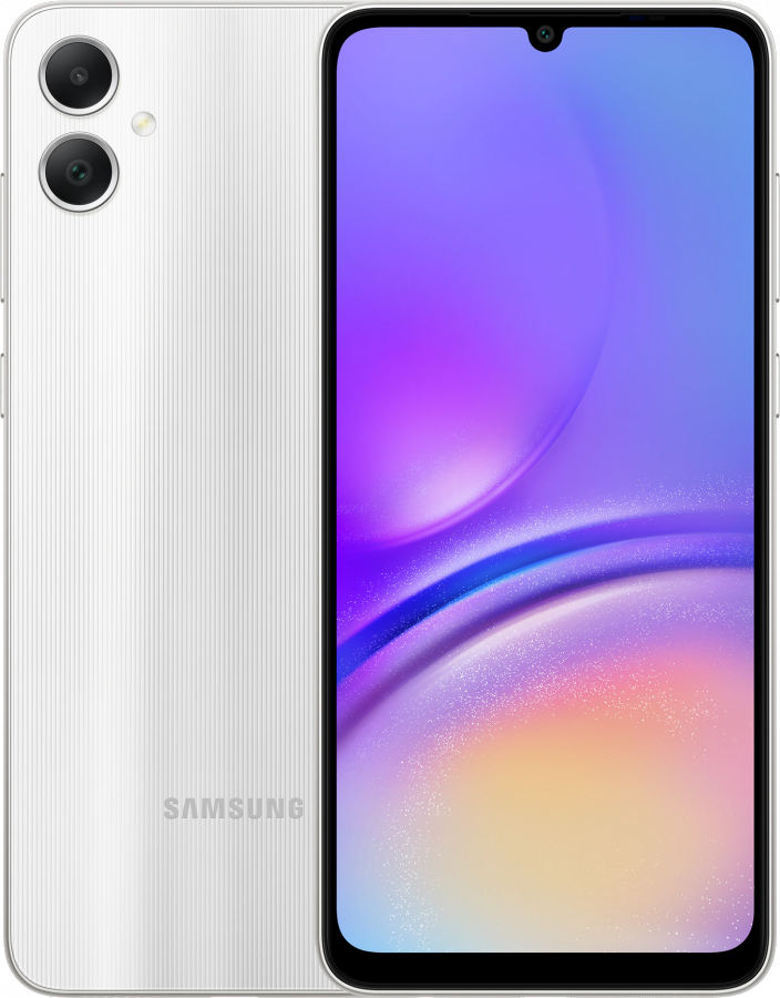 Смартфон Samsung Galaxy A05 4/64 ГБ, Dual nano SIM, Серебристый EU