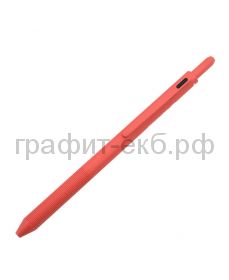 Ручка шариковая OHTO BLOOM 3в1 мультисистема черн+красн+кар0,5 оранж матов латунь MF-25B3-RD