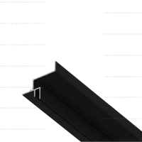 Теневой профиль для потолка Gips-BP30 черный