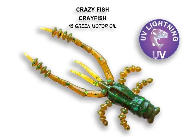 Приманка CF Crayfish 1.8, цвет 45 - Green Motor Oil