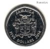 Ямайка 5 долларов 2014