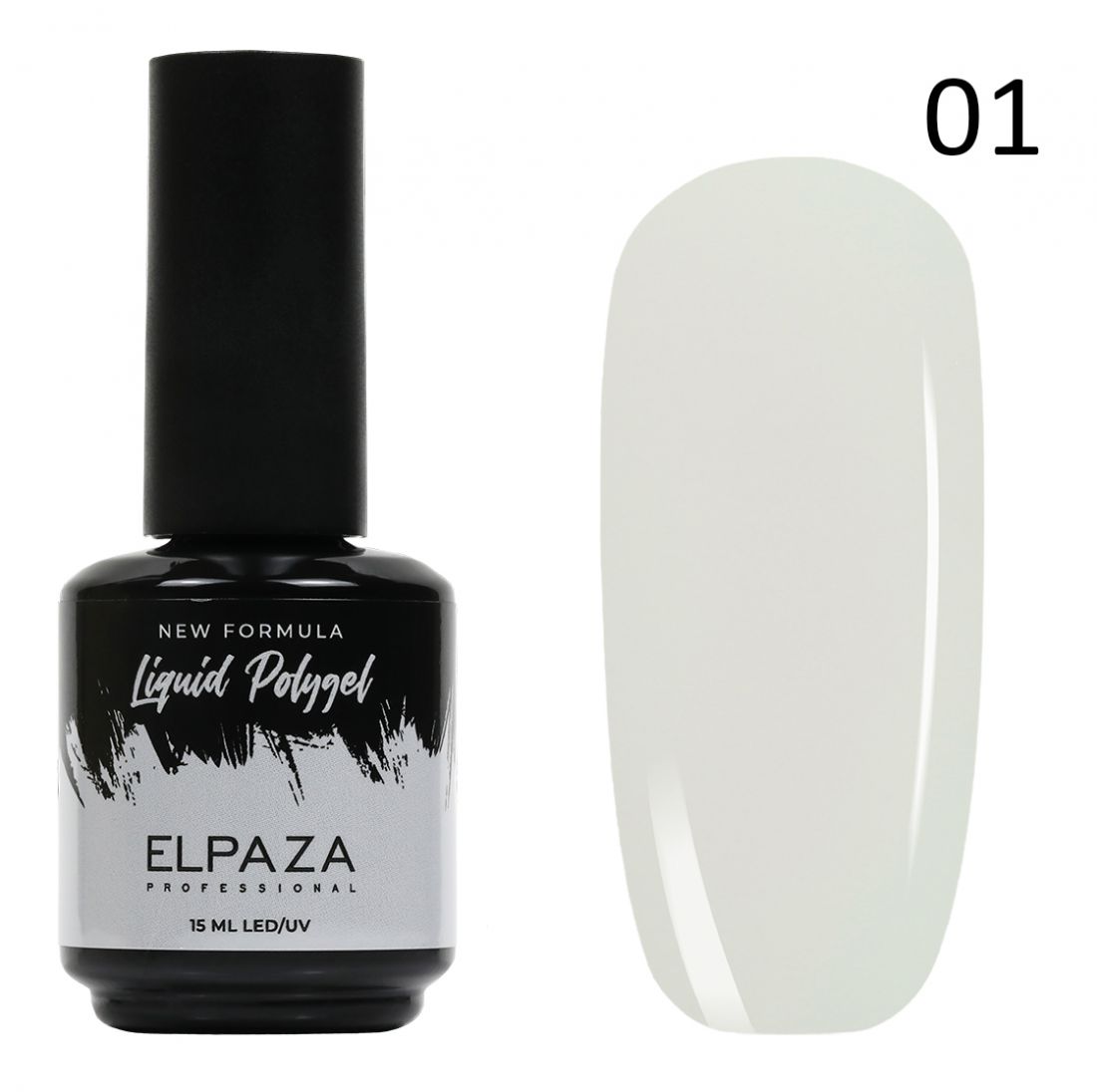 ELPAZA Liquid Polygel жидкий проигель  № 01 прозрачный   15 мл