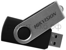 Флэш Диск 16Gb Hikvision M200S HS-USB-M200S/16G/U3 USB3.0 серебристый/черный
