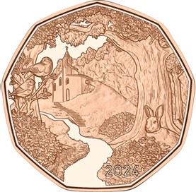 В пути (Пасхальная монета) 5 евро Австрия 2024