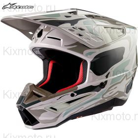 Шлем Alpinestars S-M5 Mineral, Серый