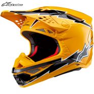 Шлем Alpinestars Supertech S-M10 Ampress, Черно-желтый