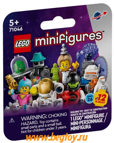 Cюрприз Lego minifigures 71046