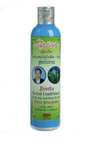 Травяной кондиционер для роста и против выпадения волос Jinda с баймисотом и анчаном, 250 мл