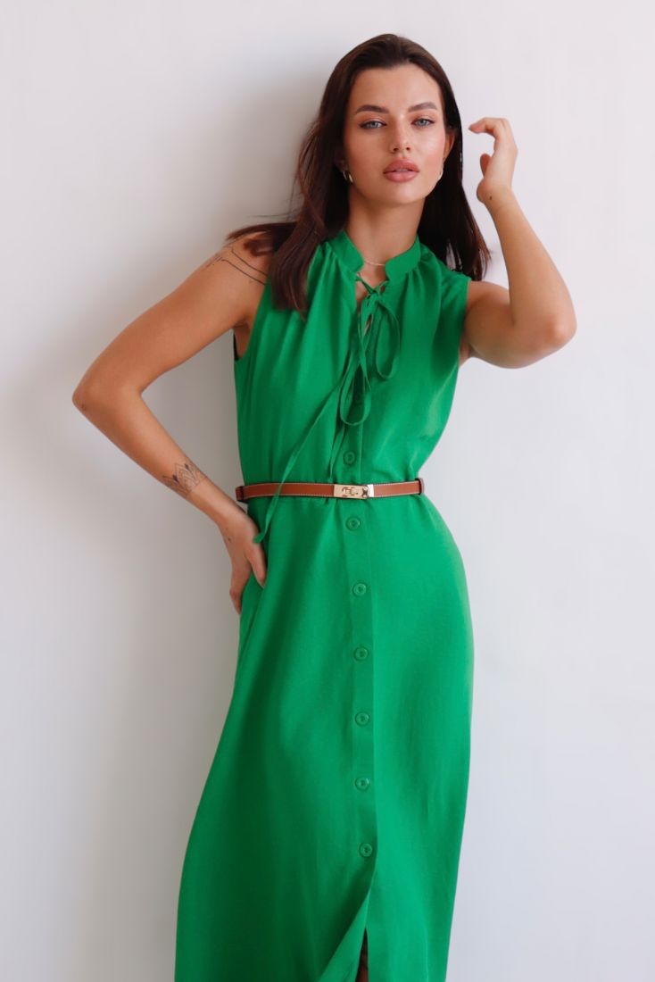 9275 Платье, как из к/ф "Красотка", зелёное