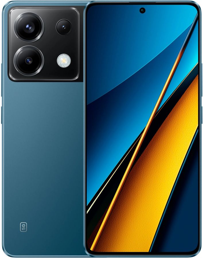 Смартфон Poco X6 5G 8/256GB RU Blue