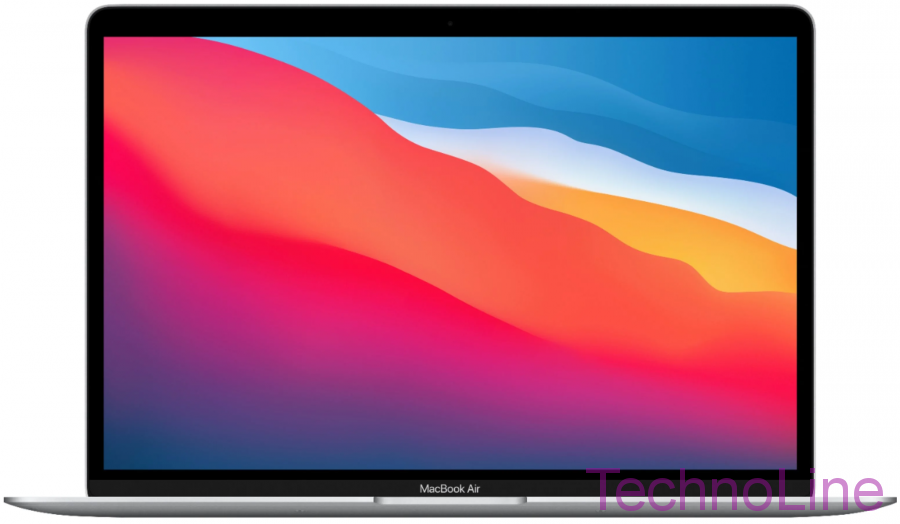 13.3" Ноутбук Apple MacBook Air 13 M1 2020, Apple M1 (3.2 ГГц), RAM 8 ГБ, SSD 256 ГБ, Apple, macOS Silver (EU клавиатура)