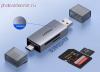 Pisen OTG картридер 2в1 USB 3.0 Type-C