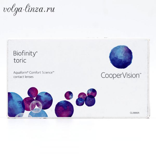 Biofinity toric, 3 линзы