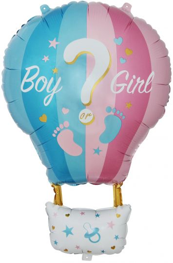 Воздушный шар для гендер пати шар фольгированный с гелием