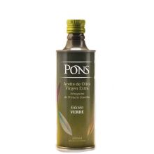 Масло оливковое экстра вирджин Pons Green Oil Арбекина в жести - 0,5 л (Испания)