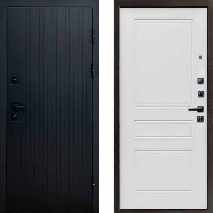 Входная дверь Termo-door Твист BLACK Классика лиственница