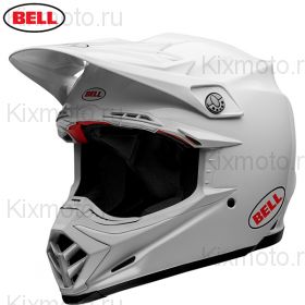 Шлем Bell Moto-9s Flex Solid, Белый