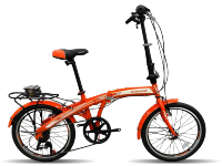 Складной велосипед Hogger Flex V 20 (2024) (Оранжевый)