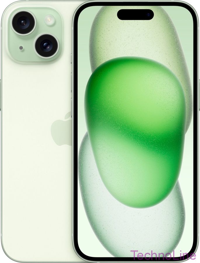 Apple iPhone 15 512 ГБ, Dual: nano SIM + eSIM, зелeный EU