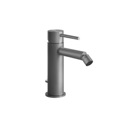 Изображение Смеситель округлой формы  Gessi Flessa для биде 54007299 черный матовый