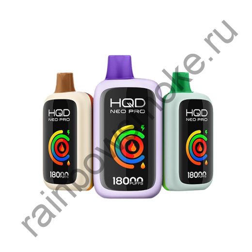 Электронная сигарета HQD NEO PRO 18000 - Голубика Лед