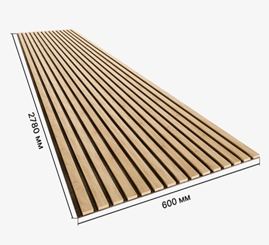 Панель Акустическая  (дуб Сонома)