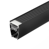 Профиль Arlight LINE-5075-U-HONEYCOMB-2000 BLACK Чёрный, Алюминий 044885 / Арлайт