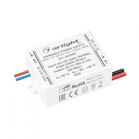 Блок Питания Arlight ARPJ-SP-38160-PFC-Triac-Mini Пластик 047585 / Арлайт