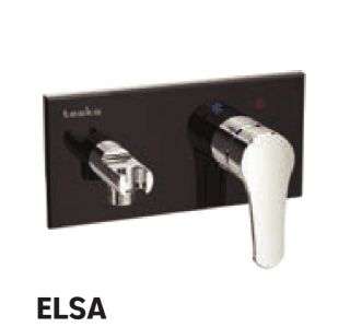 TESKA BTK 6402 Elsa Panel-Siyah Camlı