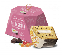 Панеттоне Сицилийская Кассата 800 г, Panettone Cassata Siciliana, Dolce Sicilia, 800 gr