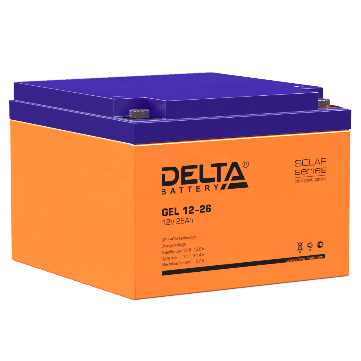 Аккумуляторная батарея Delta GEL 12-26